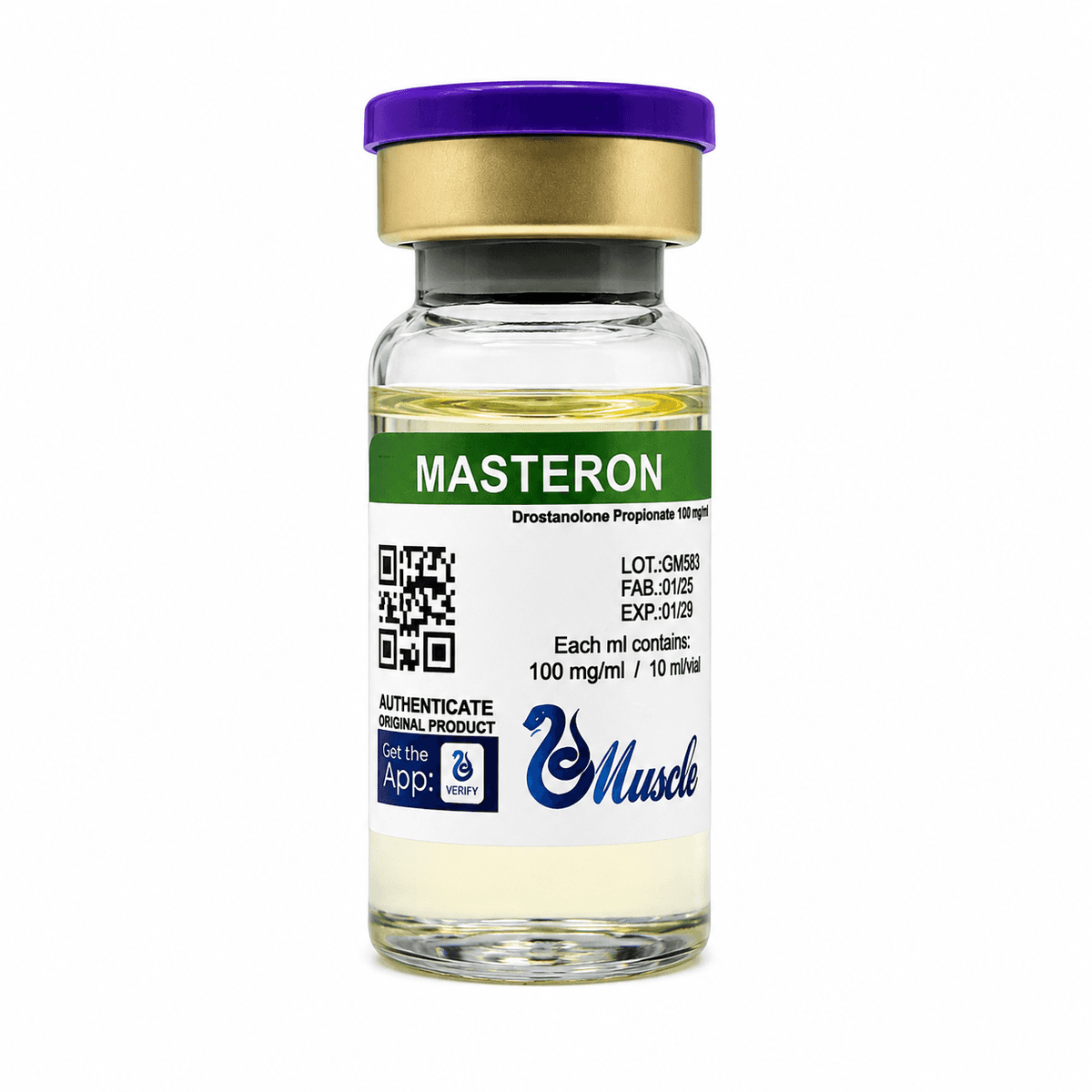Masteron (5 unidades) Drostanolona Propionato Muscle 100mg — 10ml – TESTO