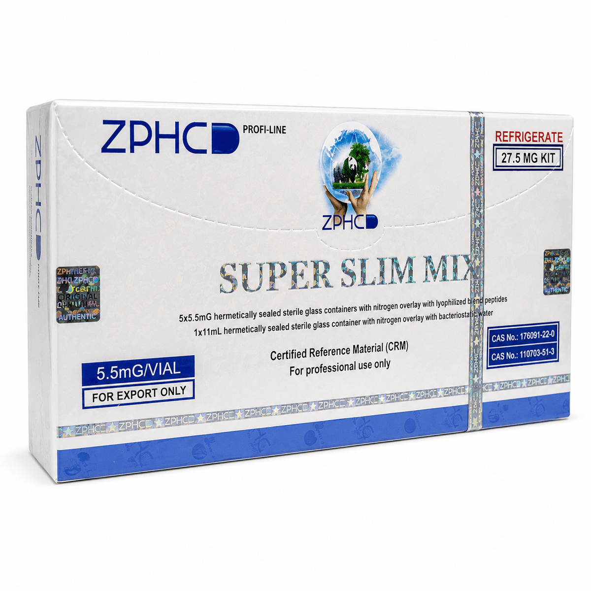 ZPHC Super Slim Mix 27,5mg — 5 Vials – Análogos GLP-1